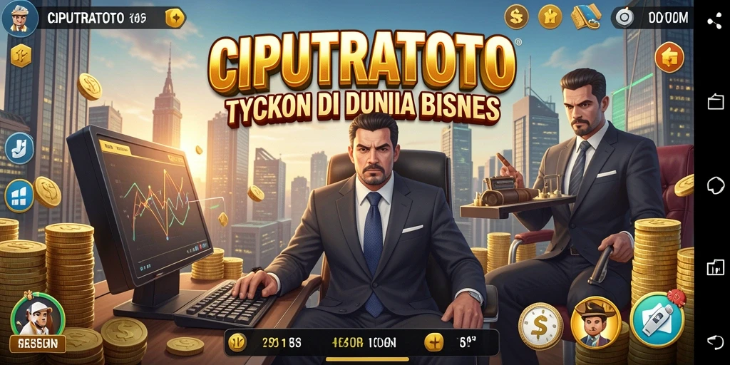 Tampilan gameplay menarik dari CIPUTRATOTO dalam simulasi bisnis.