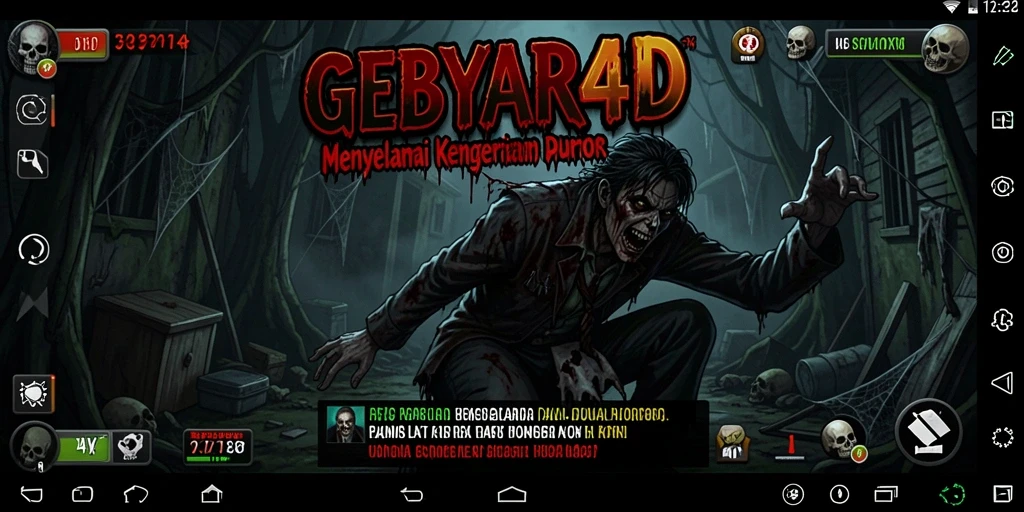 Screenshot menampilkan momen menegangkan dalam GEBYAR4D.